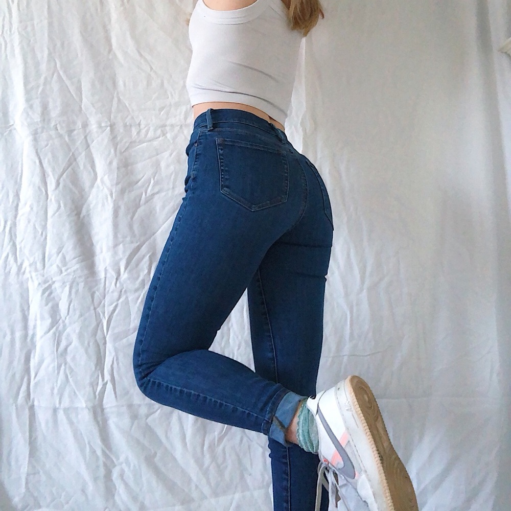 Pacsun high rise dark wash jeans